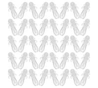 Veemoon 120 Unidades Tapones de Silicona Transparentes Impermeables para Adultos Tapones para Dormir y Nadar Reducción de Ruido para Ducha Surf y Baño Confort Día