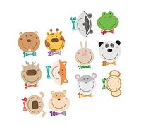 Veemoon 12piezas Meses Stickers para Bebés Tarjetas De Fotografía De para Recién Nacidos y Embarazadas para Álbum De Recuerdos