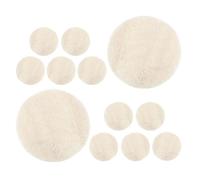 Veemoon 12piezas Pastillas de Limpieza de Lufa Naturales Discos Exfoliantes Faciales Redondos Esponjas de Lufa para Rostro para Desmaquillar y Usar el Baño