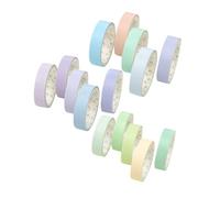 Veemoon 15 Cinta Washi Autoadhesiva para Manualidades Set Decoración para Scrapbooking y Diario para Estación y Bricolaje
