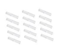 Veemoon 15 Piezas Caja Transparente para Bolígrafos Estuche Plástico Rígido con Diseño Antideslizante para Almacenamiento y Regalo para Bolígrafos de Gel y Tinta Organizador Versátil para