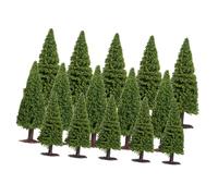 Veemoon 15 Piezas Modelo de Pino para Paisaje Arquitectónico Árboles Falsos de 9Cm 10Cm y 125Cm Accesorios para Mesa de Arena y Proyectos DIY de Paisajismo