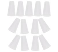 Veemoon 15 Piezas Perillas de Cordón para Cortinas de Plástico de Color Blanco, Diámetro Interior 2.5mm, Fáciles de Combinar para Decoración del Hogar y Reemplazo de Persianas
