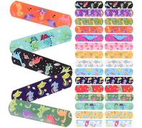 Veemoon 150 Piezas Apósito Adhesivo Infantil con Parche Curativo Adhesivo de Dibujos Animados Absorbente Resistente al Agua Cómodo y Portátil para Cuidado de Heridas Dedos y Articulaciones