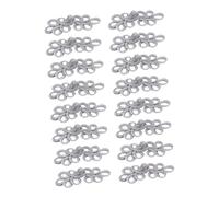 Veemoon 16 piezas Botones Decorativos para Ropa de Botones Nudo Artesanal Resistentes y Elegantes para Coser Cheongsam y Prendas Tradicionales