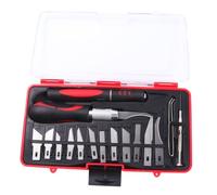 Veemoon 16 Piezas de xilografía herramientas equipos ferramentas de pluma de talla cincel de mano para tallar talla de madera colocar cuchara navaja de trinchar