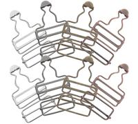 Veemoon 16 piezas Hebillas Metálicas para Tirantes Jeans con Cierre Giratorio Resistente de Repuesto para Pantalones Overoles Accesorios de Ropa Vintage