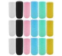 Veemoon 18 fundas de silicona para botellas: Fundas a prueba de fugas para | Artículos esenciales para viajes/cruceros/vacaciones en la playa/aviones para hombres y mujeres - Imprescindibles para viajar