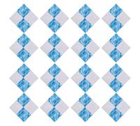 Veemoon 18 Piezas de Tablas de Suelo de Madera Simulada en Tonos Azules para Casas de Muñecas, Mini Decoraciones de Piso Creativas para Modelos en Miniatura, Accesorios para Decoración