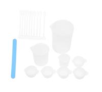 Veemoon 1Juego Conjunto de Tazas para Incluye Cucharas Medidoras y Herramientas DIY para Proyectos de Manualidades