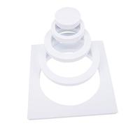 Veemoon 1juego Cubos De Sólida para Fotografía De Productos Props Geométricos Impermeables para Herramientas De Maquillaje Reutilizables y Fáciles De Limpiar