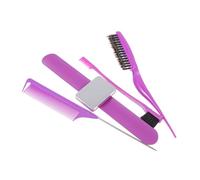 Veemoon 1Juego Peine Profesional de Salón con Anillo Magnético para Tinte de Cabello Juego de Color Herramientas de Peluquería Durable y Antiestático para