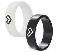Veemoon 1par Anillos De De Para Parejas Anillos De Compromiso y Boda Joyería Romántica Para San Valentín Para Aniversario y Navidad