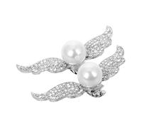 Veemoon 1par Clips Decorativos Elegantes Para Zapatos De Mujer Accesorios Para Tacones Diseño De Alas Joyas De Zapato Desmontables Brillantes Para Bodas y Ocasiones Especiales