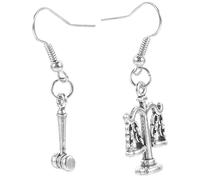 Veemoon 1par Pendientes De Justicia Diseño De Joyería Para Abogados Para De Derecho Pendientes Dangle De Metal Para Mujeres