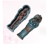 Veemoon 1piezas Momia De Resina Decoración De Aterradora Espectro Accesorio De Decoración Fiesta De Halloween