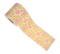 Veemoon 1rollo Papel Higiénico Decorativo con Diseño de Rosa Papel de Servilleta de Cocina y Baño para Regalo Personalizado con Textura Suave y Estampado Artístico