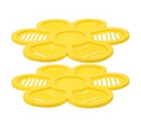 Veemoon 2 bebederos para Abejas, Isla Flotante para Insectos de 20 cm (8 | Comedero de espuma para mariposas, estación de agua para insectos, isla flotante para polinizadores, accesorio para beber