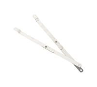 Veemoon 2 bisagras de acero inoxidable para tapa de mesa plegable, bisagras resistentes para tapa de cofre, soporte lateral izquierdo para muebles, escritorio, armario, 10,24 pulgadas.