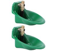 Veemoon 2 Cuencos Automáticos para Ovejas de Plástico, Bebederos Resistentes y Duraderos, Abrevadero para Ganado Ovino, Cuenco para Beber Seguro y Práctico, Equipo para Granja y Rancho