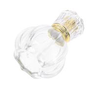 Veemoon 2 Frascos de Perfume de Cristal de 50 ml Envases Rellenables Diseño de Tiara con Incrustaciones de Gemas Botellas Decorativas para Hogar y Tocador Frascos Reutilizables para