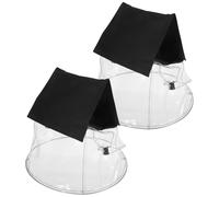Veemoon 2 Fundas Impermeables para Luces de Escenario y Faros Delanteros, Material Pvc, Protección Efectiva Intemperie para Eventos al Aire Libre