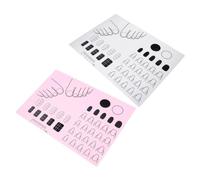 Veemoon 2 Piezas Almohadilla para Manicura de Precisión Coloración y Estampado para Técnicos de Uñas y Principiantes