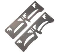 Veemoon 2 Piezas Artefacto de Ceja Plantilla para Moldear Cejas Suministros de Maquillaje para Microblading Eyebrow Pen