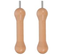 Veemoon 2 Piezas Bobinadora de Hilo de Madera para Adultos, Manual,