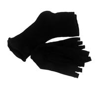Veemoon 2 Piezas Calcetines Cubrepies Negros para Pedicura Protección Uv, Diseño Cómodo y Rápido de Poner, Ideales para Uso Profesional y Cuidado en Casa