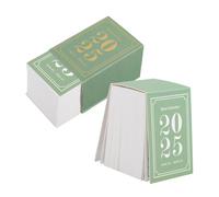 Veemoon 2 Piezas Calendario de Escritorio Mini Diseño Compacto Serie Poesía Romántica Calendario Diario Desprendible para Oficina y Hogar