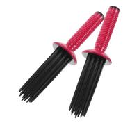 Veemoon 2 Piezas Cepillo Desenredante para Cabello Rizado Peina de Volumen para Secado al Aire Herramienta Multifuncional Antiencrespamiento Diseño Ligero y Compacto para