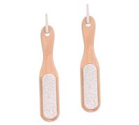 Veemoon 2 piezas Cepillo Limpiador de Uñas con Pómez para Exfoliación y Cuidado Spa Manos y Pies Herramienta de Limpieza y Removedor de Durezas Suave