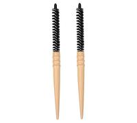 Veemoon 2 Piezas Cepillo para Cabello Rizado con Cerdas Mango de Madera Cepillo Definidor para Mujeres para Peinados y Moldear Cabello Húmedo o Seco