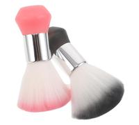 Veemoon 2 Piezas Cepillo para Cuello de Peluquería con Cerdas Suaves para Limpieza de Cabello y Polvo Herramienta Ergonómica para Estilistas Salones y Barberías