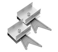 Veemoon 2 Piezas Cerradura De Escalera Telescópica Parte De La Escalera Extensible Cerraduras Estables Para Peldaños De Escalera Para Escaleras Extensibles Acero Inoxidable Aluminio