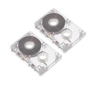 Veemoon 2 Piezas Cintas de Cassette Vacías de Pack de Unidades para Grabación de y Proyectos DIY Accesorios de Grabación Portátiles con