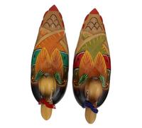 Veemoon 2 Piezas De Figuras De Mandarines De Madera para Feng Shui - Decoración y Especiales - Estatua De Pájaros Yuan