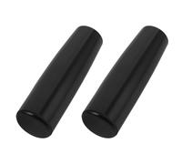 Veemoon 2 Piezas de Mango para Tenedor de Barbacoa Aislado de Baquelita Negra M8*90 Mm, Repuesto Ergonómico Antideslizante para Herramientas de Parrilla, Accesorios para Asar al