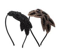 Veemoon 2 piezas Diademas Vintage de Fiesta con Rhinestones de Accesorios de Moda para Pelo Decoración Ligera y Duradera para Eventos