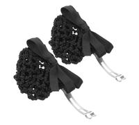 Veemoon 2 Piezas Elastic Bun Cover For Women Non Slip Mesh Hair Accessories For Hospitals Hotels Banks And Service Industries
