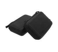 Veemoon 2 Piezas Estuche de Almacenamiento para Dispositivos Electrónicos Eva Bolsa Protectora Organizador Portátil Resistente al Agua para y Hogar Color Negro