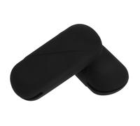 Veemoon 2 piezas Estuche Portátil para Almacenamiento de de Silicona Negras Organizador Ligero y Práctico para Viajes y Uso Diario