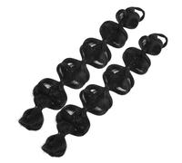 Veemoon 2 Piezas Extensiones de Trenzadas de Postizos de Cabello Sintético de Usar Color Negro Natural para