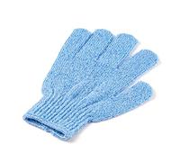 Veemoon 2 Piezas Guantes Exfoliantes de Nylon para Ducha Manoplas Corporales Elásticas y Lavables para Hombres Mujeres Lanyard para Colgar con Jabón y Gel de Baño
