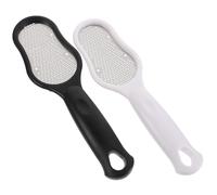 Veemoon 2 Piezas Herramienta Profesional para Cuidado de Pies de Acero Inoxidable para Exfoliar y Eliminar Durezas y Callos Diseño Seguro y Duradero para Pedicura Casa