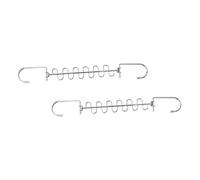 Veemoon 2 Piezas Metal Multi-Hole Folding Clothes Rack Compact Balcony Drying Shelf For Clothes Storage Space-Saving Hangers For Laundry Organization