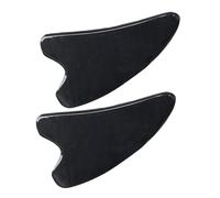 Veemoon 2 piezas Natural Scraping Plate Gua Sha Tool Herramienta Facial Masajeador Cara para Belleza y Salud Piel