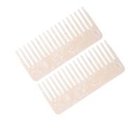Veemoon 2 Piezas Peine Antiestático Cabello De Acetato De Moda Peine Para Rizos Para Cabello Mojado Rizado