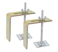 Veemoon 2 Piezas Soporte de Fregadero Bajo Encimera Clips de Fijación para Lavabos Cerámicos Diseño Instalación Rápida y para Cocina y Baño